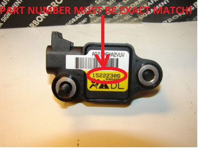 DELPHI 15222306 GM OEM FRONT LEFT SENSOR 2005-2009 TERRAZA UPLANDER *NIB*