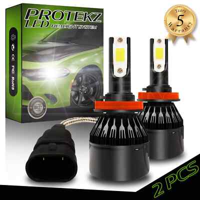 LED Headlight Bulbs Kit CREE H7 6000K for 2006-2016 VOLKSWAGEN JETTA Low Beam