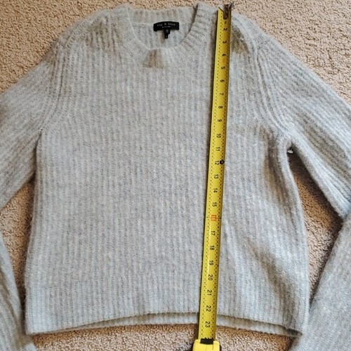 $350 Rag & Bone Jonie Crewneck Pullover Sweater sz L boho - Picture 8 of 9