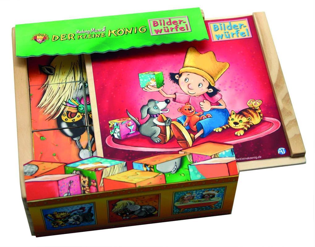 Thumbnail - Holz-bilderwürfel "der Kleine König"