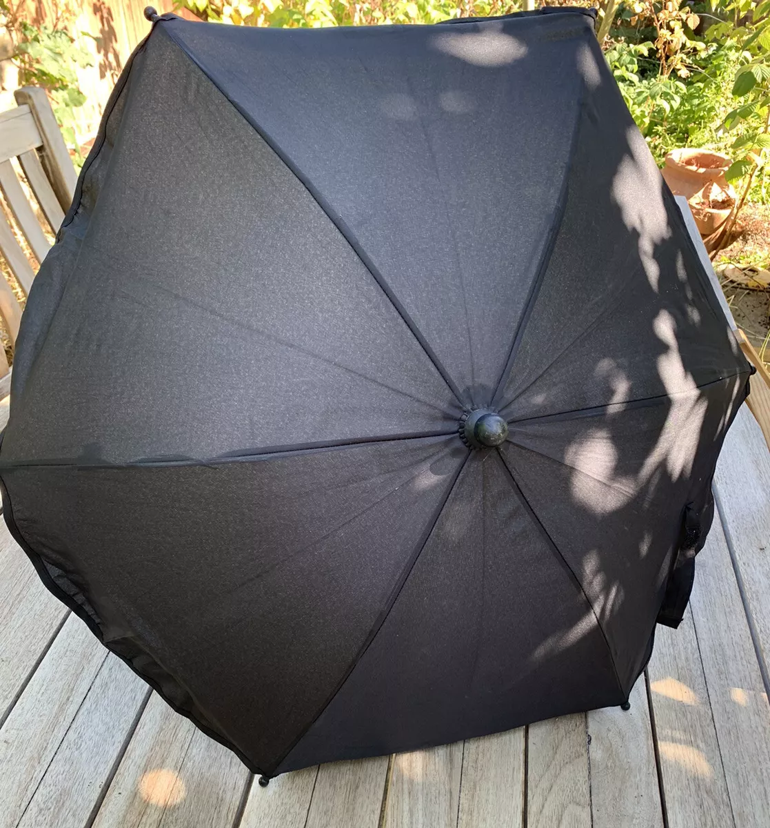 Mothercare Sun Parasol Umbrella Universal Black NO CLIP