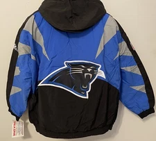 Vintage Carolina PANTHERS Apex One Jacket FULL ZIP Back Patch DART NWT XL Last 1