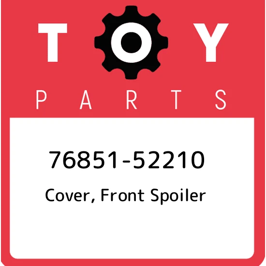76851-52210 Toyota Cover, front spoiler 7685152210, New Genuine 