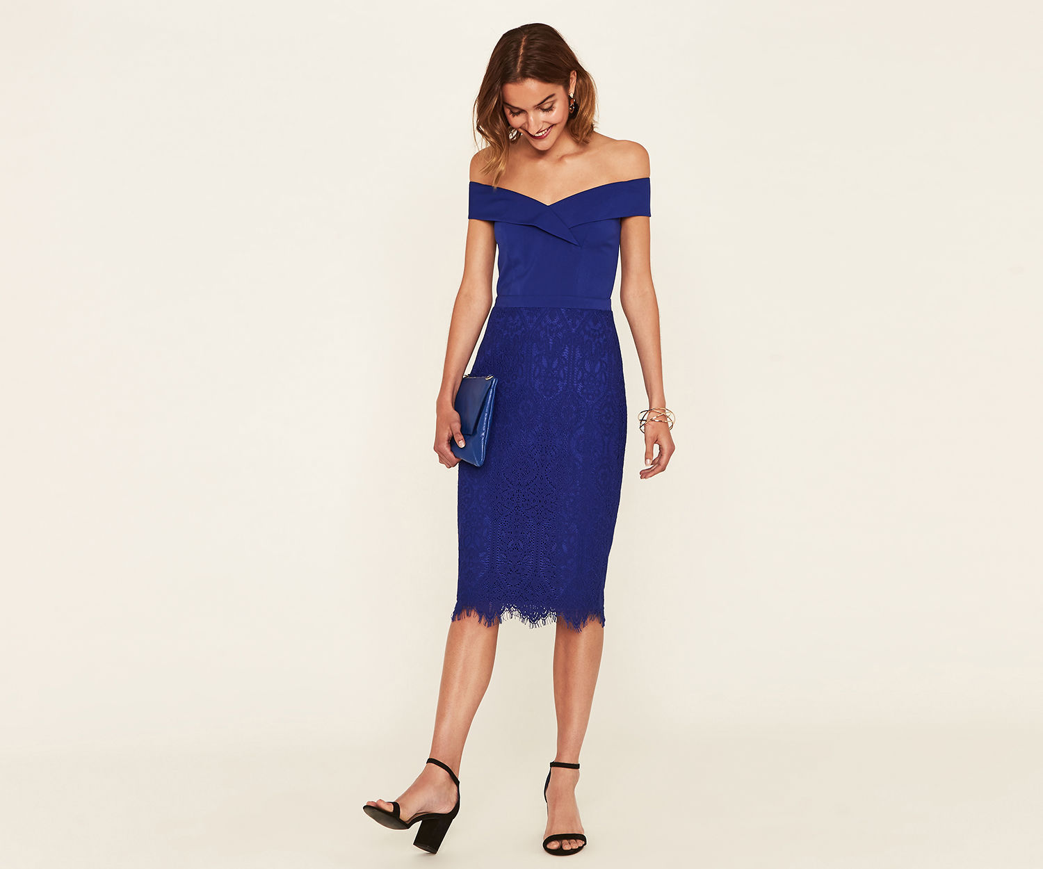 oasis bardot lace dress