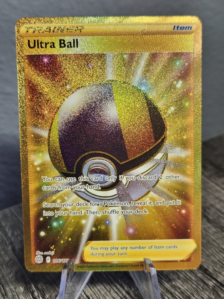 secret rare ultra ball pokemon card Pokémon TCG Ultra Ball Brilliant Stars 186/172 Holo Secret Rare