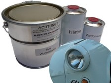 1 Liter Set 2K Autolack DDR Togaweiß UNI Weiß Trabant Tuning Lackpoint neu !