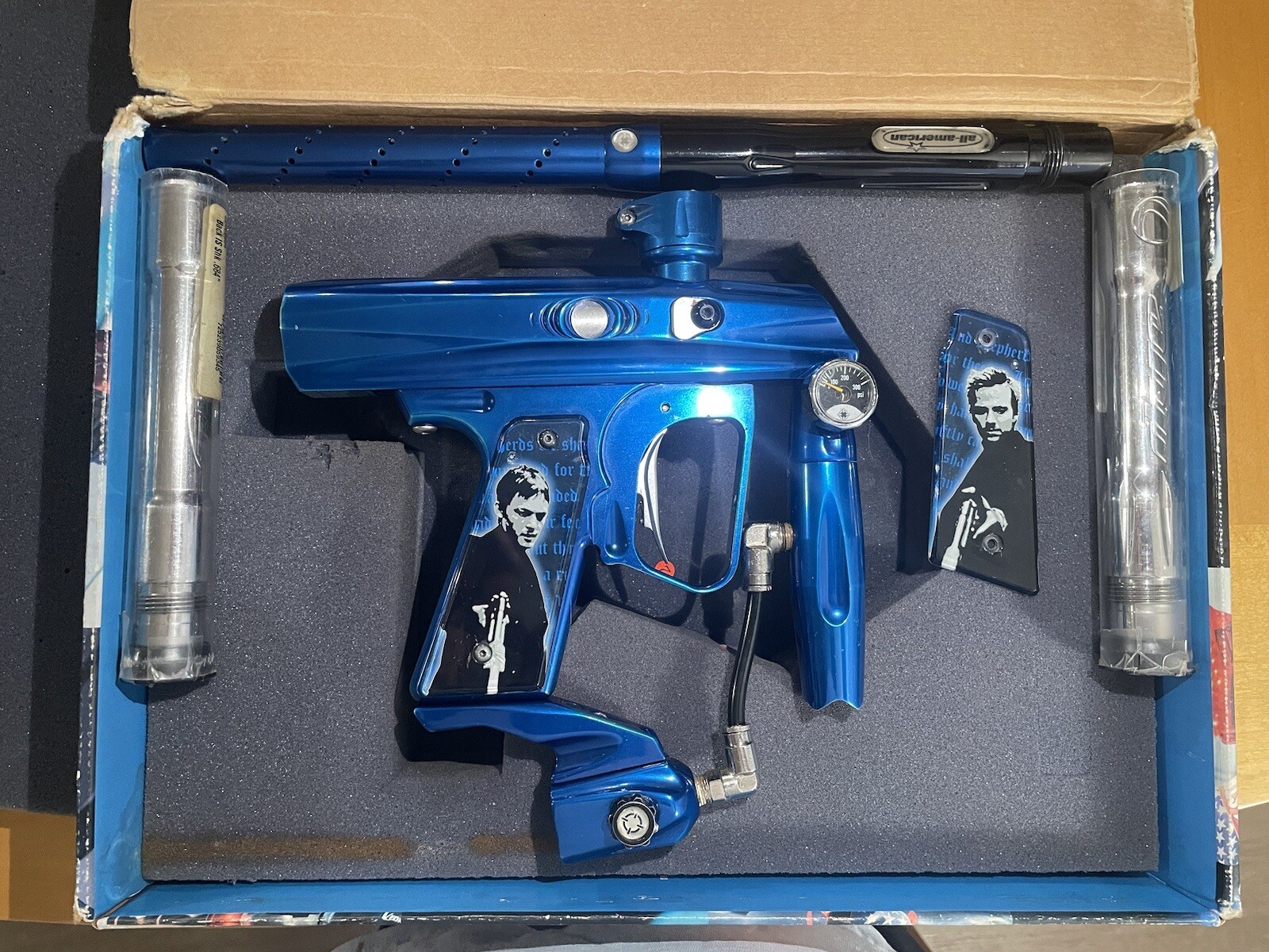 Shocker SFT Paintball Marker Gun Blue eBay