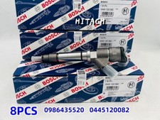 8x Bosch 0986435520 Diesel Fuel Injector For Gmc Lmm Duramax 2007.5-2010 6.6l Us