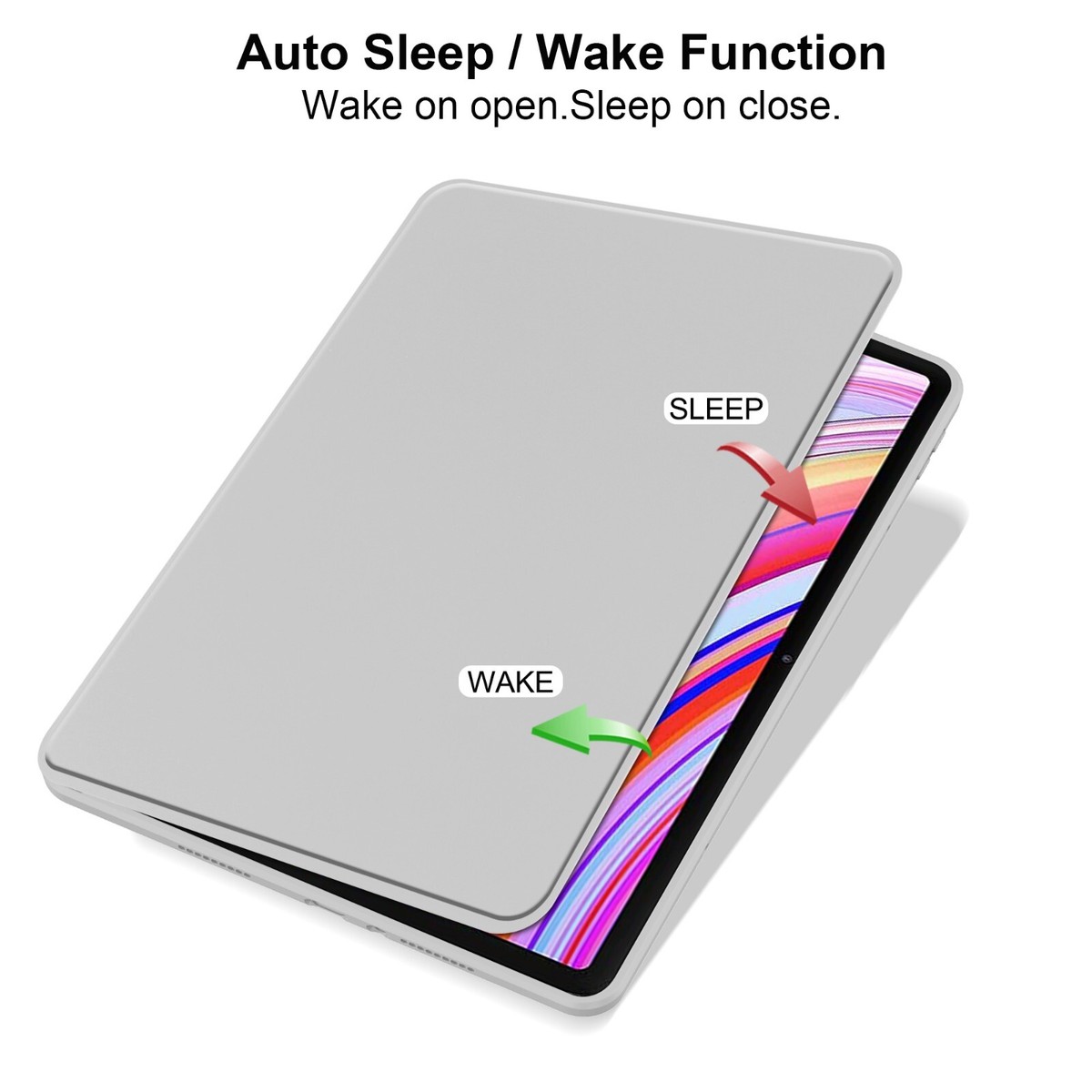 Custodia con tastiera Bluetooth Xiaomi Redmi Pad 2 Pro/Poco Pad M1 Tech-Protect SmartCase - Nera