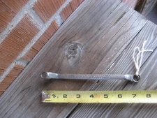 INDESTRO CHICAGO Chrome Vanadium Steel 3/8" 7/16" Deep Offset Box End Wrench USA