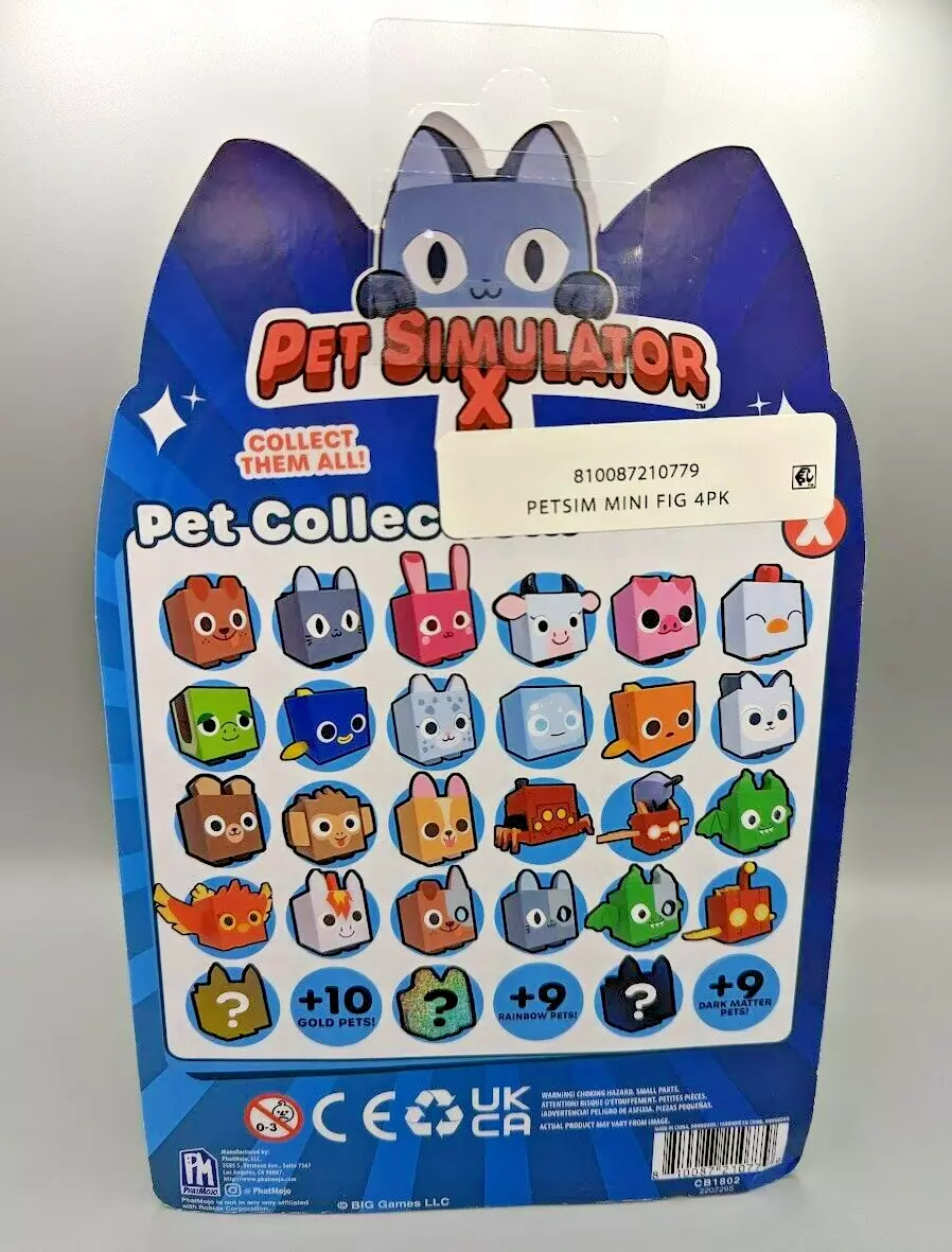 New ROBLOX Pet Simulator X Series 1 Four Egg Mystery Pack with EPIC DLC Code