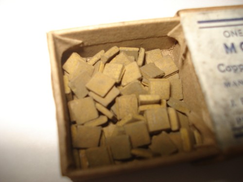 1 oz Vintage Moyco Marke Dental Kupfer Amalgam nicht Silber J. Bird Moyer NOS - Bild 3 von 7