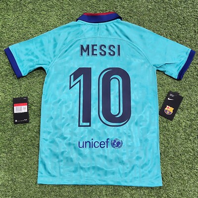Nike Barcelona Third Youth 2019-20 Soccer Kids Jersey Legend MESSI