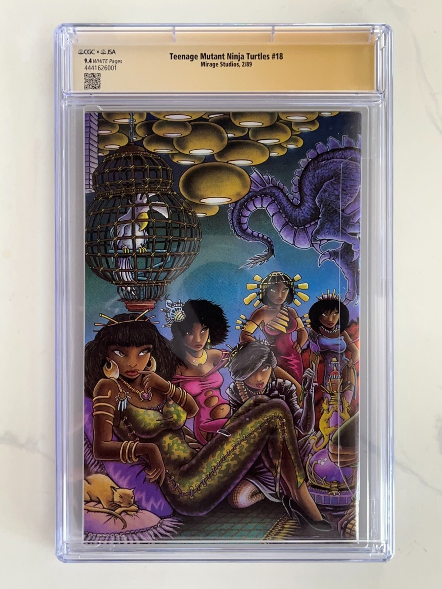 Teenage Mutant Ninja Turtles #18 (GCG 9.4, Signed by Kevin Eastman