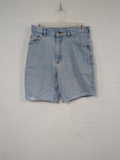 Vintage Lee Riders High ThrashedDenim Shorts Women's 12 Petite Made In USA