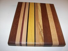 Small exotic wood cutting board 100 3936
