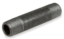 Smith-Cooper 1 X 1-1/2 Mpt X Mpt Sch 80 Black Seamless Carbon Steel Nipple