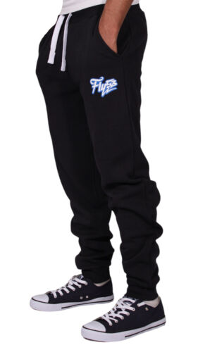 Fly 33 Herren Urban Cotton Designer bedruckte Joggerhose, schwarz, grau - Bild 2 von 13