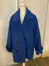 C+A Caban Jacke Mantel royalblau  Gr.44  neu mit Etikett