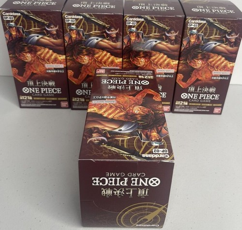 Bandai Japanese One Piece Paramount War OP-02 New Sealed Booster Box - Picture 7 of 7