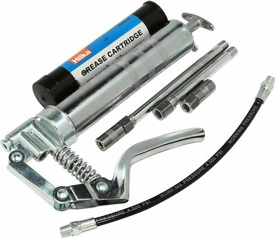 #ad HILKA PROFESSIONAL PISTOL GRIP MANUAL GREASE GUN SET 120CC WITH CARTRIDGES GBP 14.99