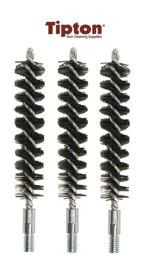 Tipton Nylon Bristle Bore Brush for .40 / 416 Calibers Pack of 3