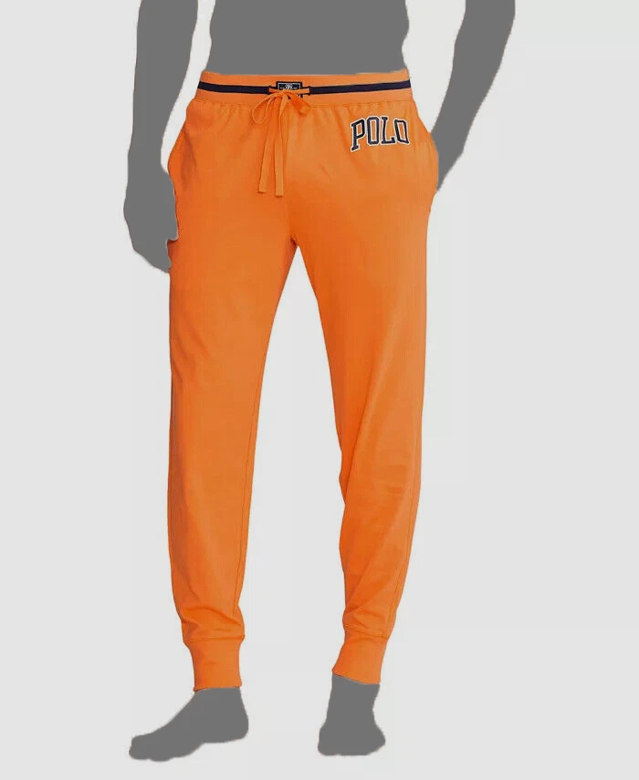 47 Polo Ralph Lauren Men s Orange Drawstring Joggers Sweatpants