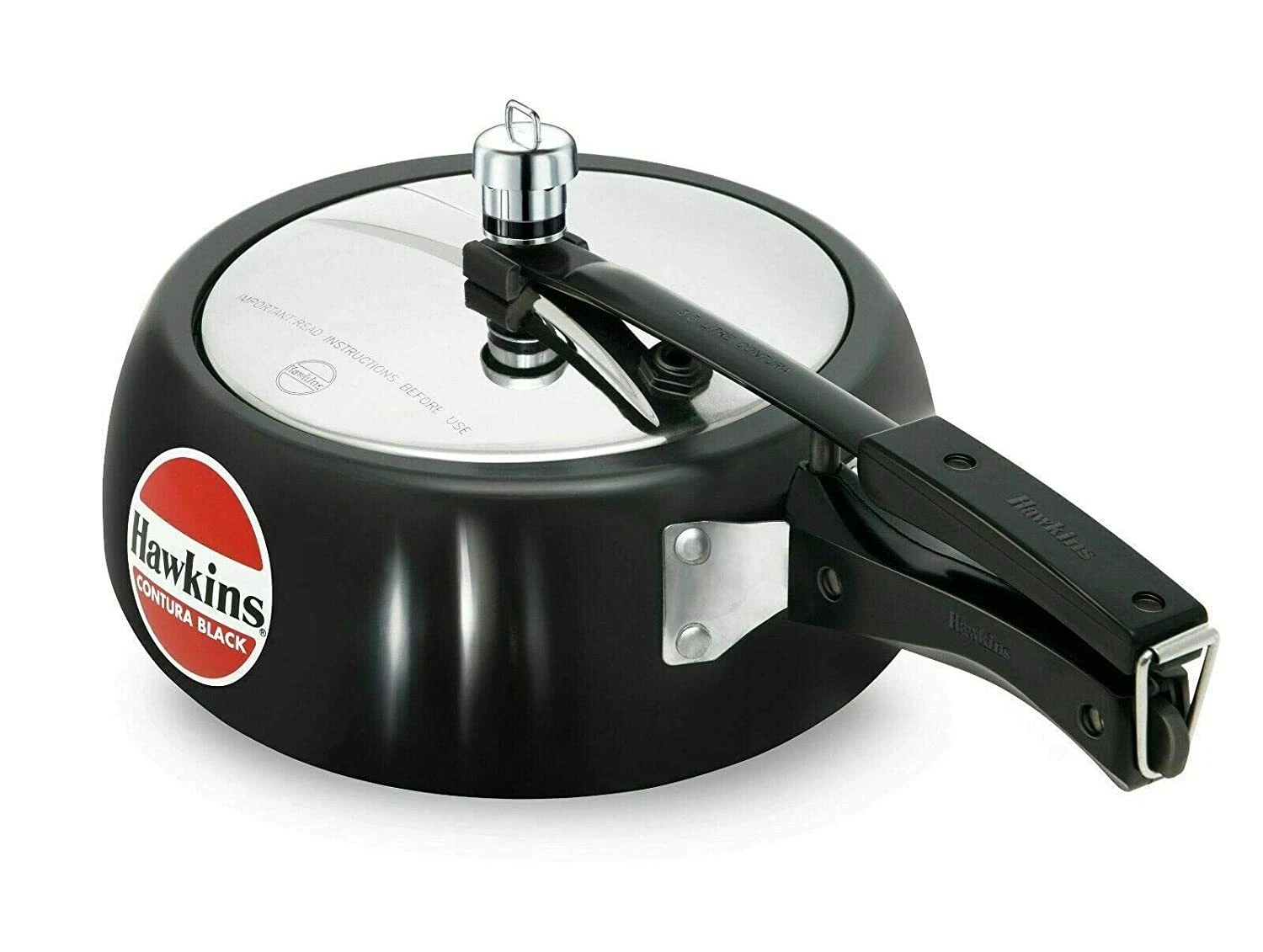 Hawkins Contura Hard Anodised Aluminium Pressure Cooker, 3.5 Litres, Black
Opens in a new window or