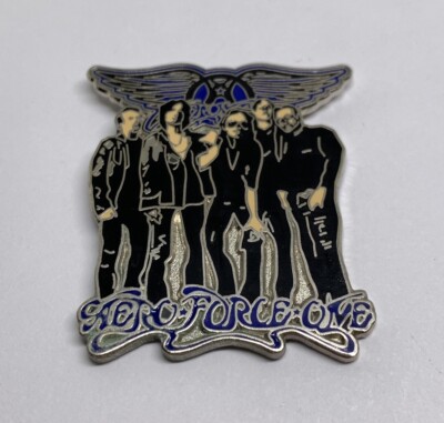 Aerosmith Aero Force Aeroforce One Fan Club Band Member Group Wings Pin (170)