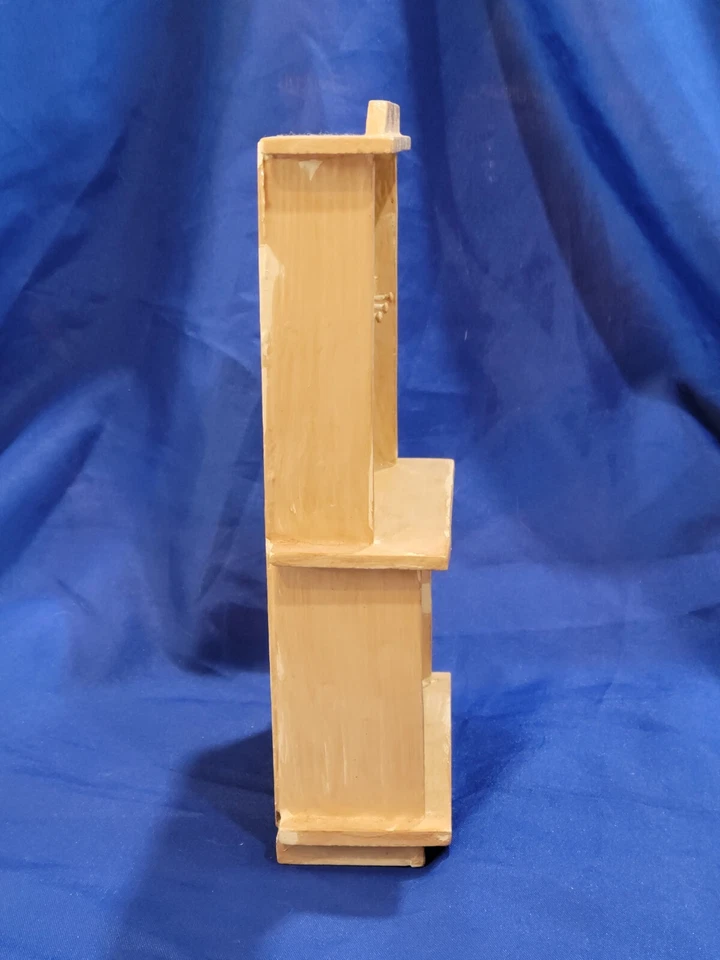 Antique Dollhouse Miniature Kitchen Hutch Cabinet Wooden 19th Century 1:10 - Image 2 of 4