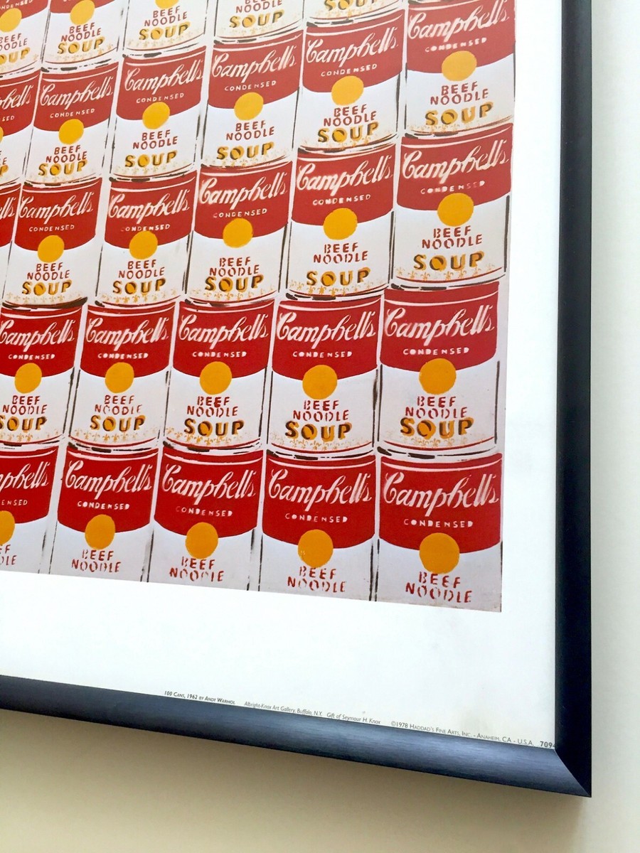 Andy Warhol 100 CANS,1962 シルクスクリーン Andy Warhol 100 CANS,1962 シルクスクリーン（One Hundred Cans
