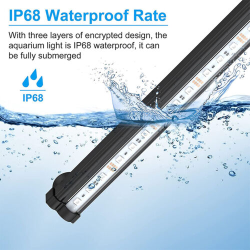 LED Aquarium Lights Submersible Air Bubble RGB Light for Fish Tank Underwater. - Picture 7 of 15