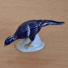 Seltene Alte kl. Porzellanfigur "Fasan/ Vogel 🐦 von Ens/Volkstedt frühe DDR 