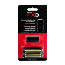 BaByliss Pro FX3 Replacement Foil Head for FX3 Shaver - Black FXX3RFB