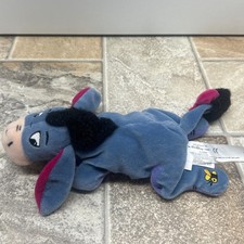 Disney Store Eeyore Bean Bag Plush Winnie the Pooh Blue Donkey 9 Inch Vintage