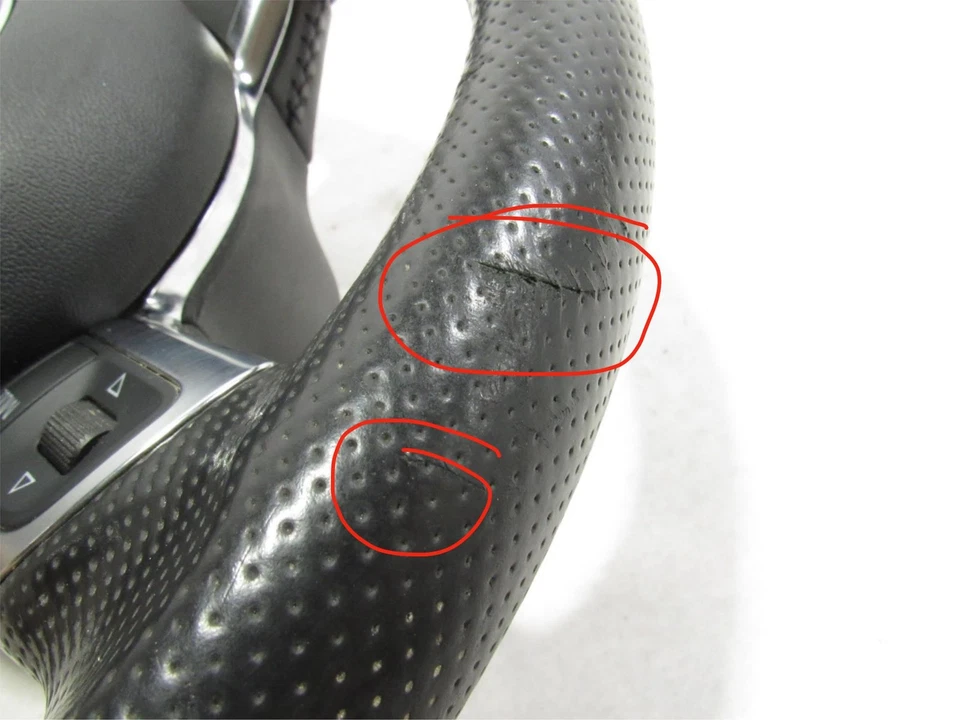 Conjunto perforado volante asistido Audi R8 V10 2015 14-17; $8 Foto 2 de 4