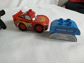Duplo Pixar Cars Lightning McQueen Mater And Plane Plus More