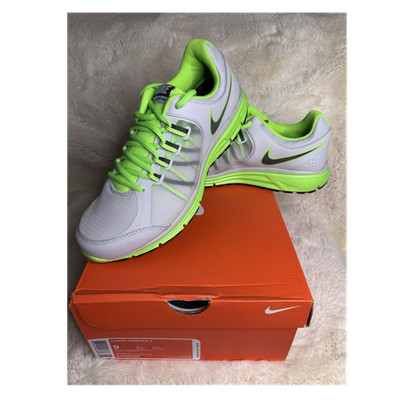 Nike Lunar Forever 3 631628-012 Gray Green Low Top Sneakers Men 2014