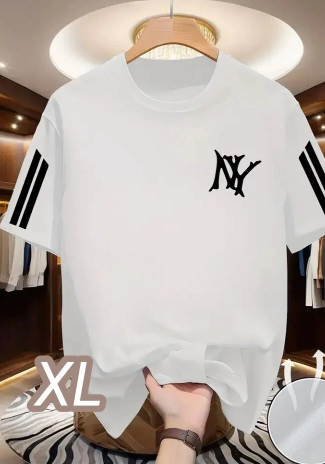 Dry T White XL Size NY Quick drying and Breathable Size Both Sleeves Line