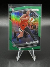 2025 Panini Prizm WNBA Green Prizm Aaliyah Nye #15 RC Las Vegas Aces