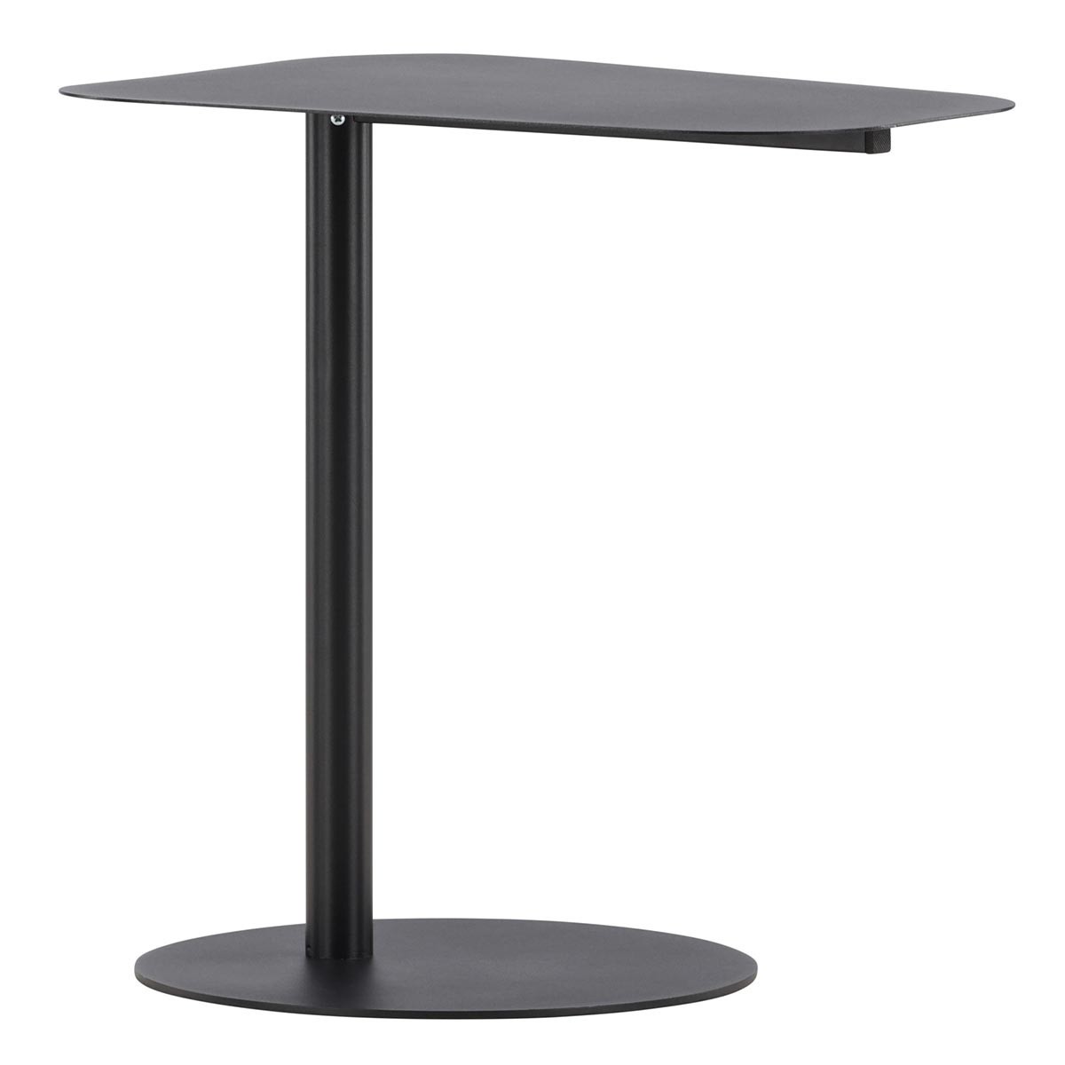 Table d'Appoint Design San Jose Bout de Canapé Noir pour Coin Lecture