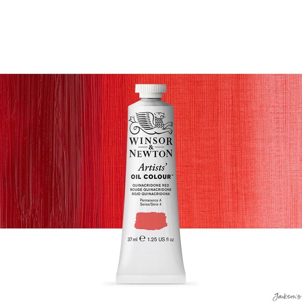Winsor & Newton Artists' Oil Paint Quinacridone Red 37ml For Fine Art Painting
