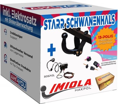 IMIOLA AHK für Ford Edge ab 16 starr + 13-pol WESTFALIA ES SPEZ