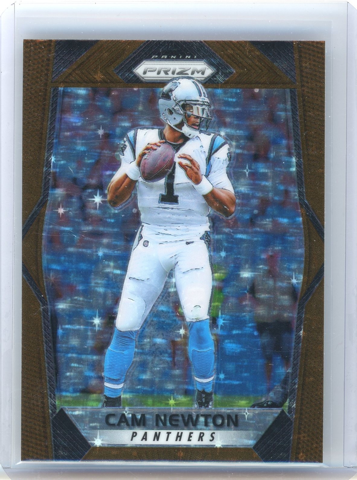 2017 Panini Prizm Cam Newton #48 FOTL Bronze Stars