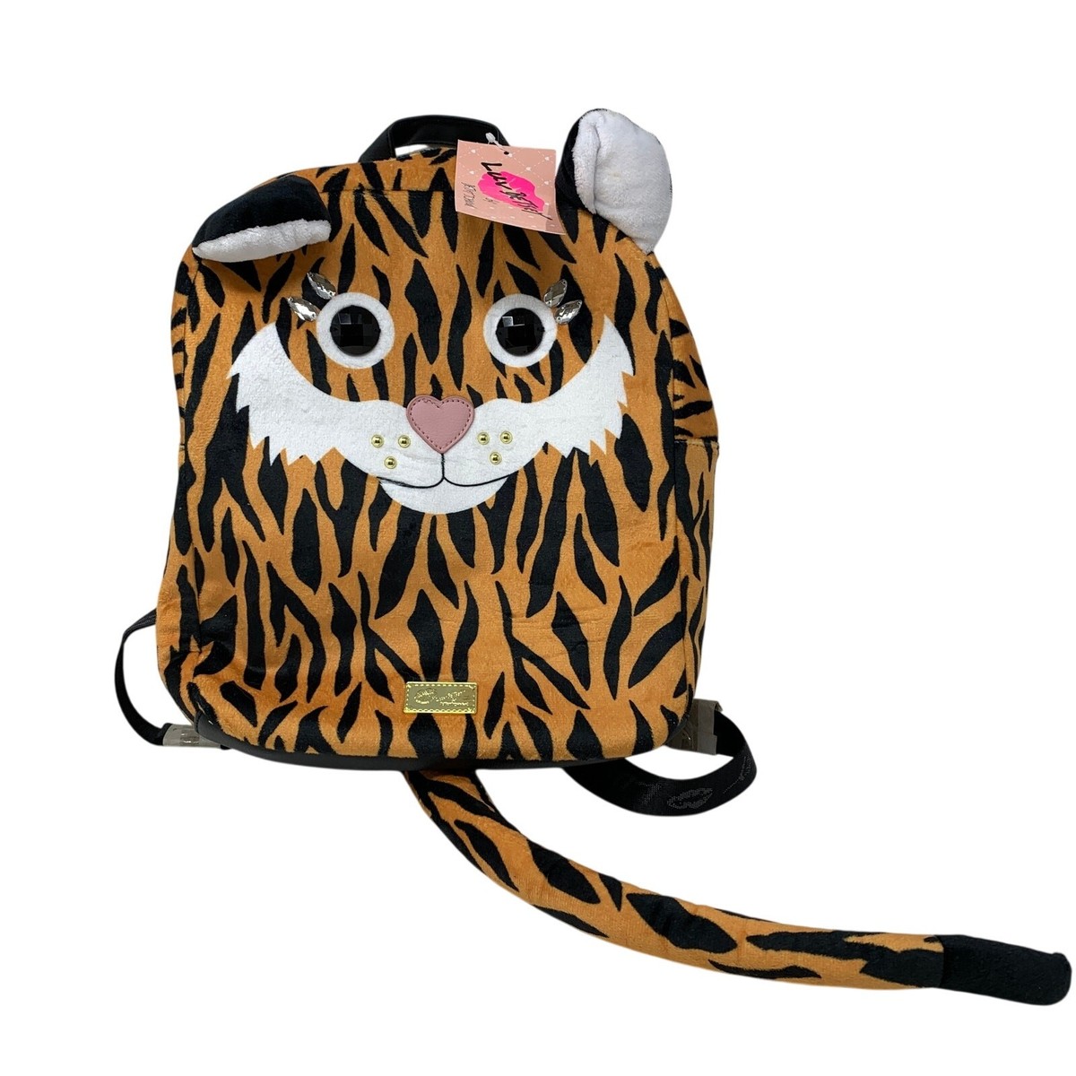 Betsey Johnson tiger backpack Betsey Johnson Tiger Backpack Plush Novelty Bag NWT Cute  main image 3