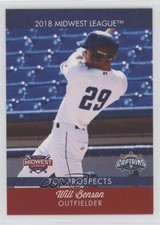 2018 Choice Midwest League Top Prospects Will Benson #22 3d5
