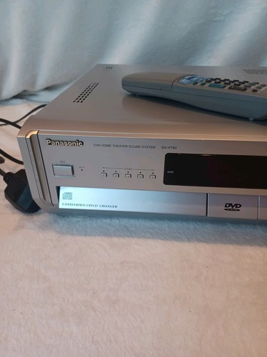 Panasonic SC HT80 DVD Home Theater impianto audio altoparlanti telecomando testato manuale - Foto 2 di 13