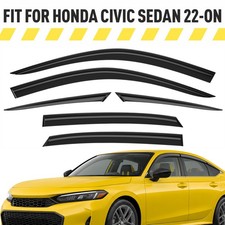 Rain Guards Vent Visors Shade For 2022-2026 Honda Civic Sedan