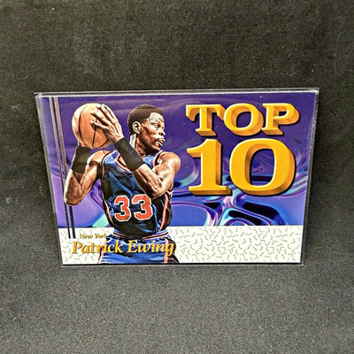 Panini 2026 Patrick Ewing New York Knicks 90s Culture Top 10 Insert #T10-PE
