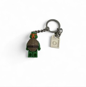 Teenage Mutant Ninja Turtles Michelangelo LEGO Keychain Minifigure TMNT 2013